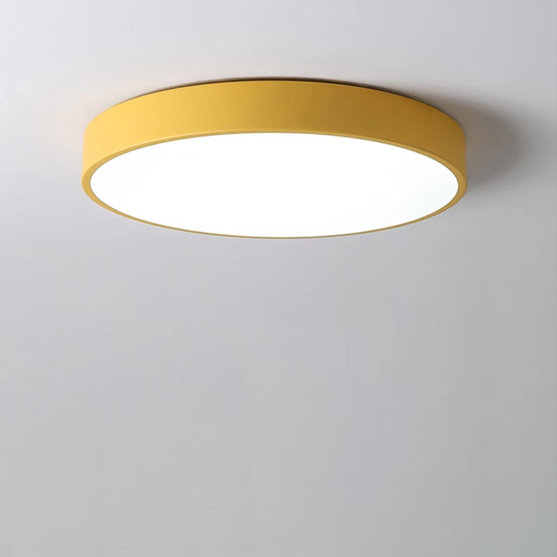 Cloud - Minimalist LED Ceiling Lamp Macaron Circular Living Room