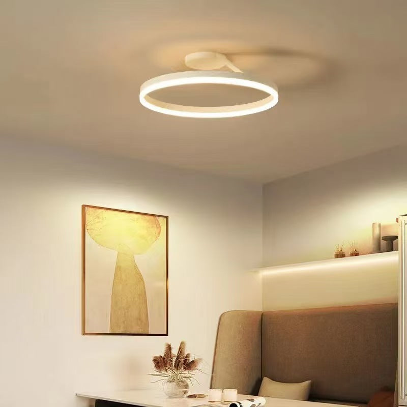 Circulo - Lámparas de Techo LED Simple Doble Luz Dormitorio