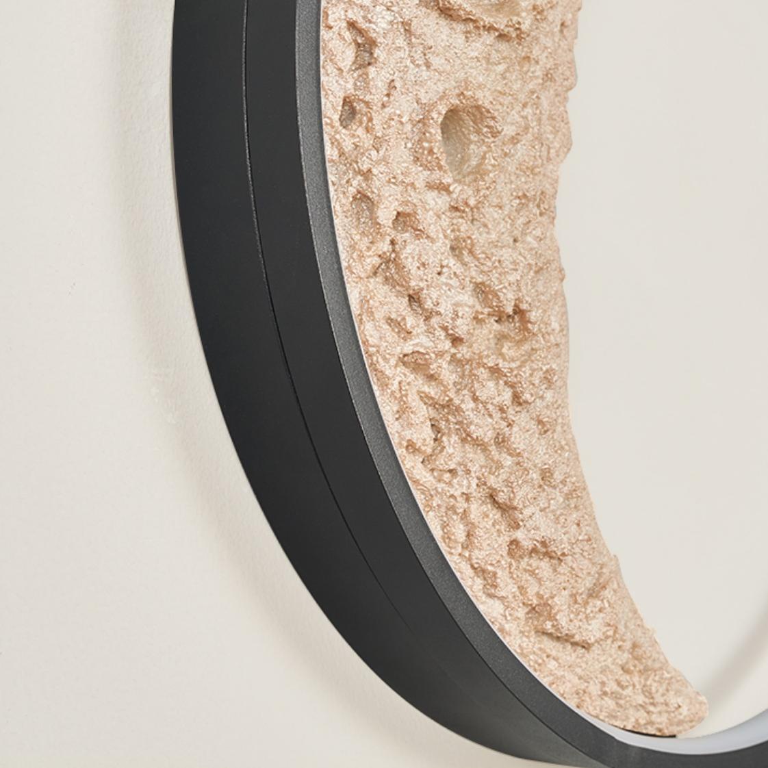 Luna Modern Outdoor House Lights Moon Surface Wall Lamp - Oriento Arte