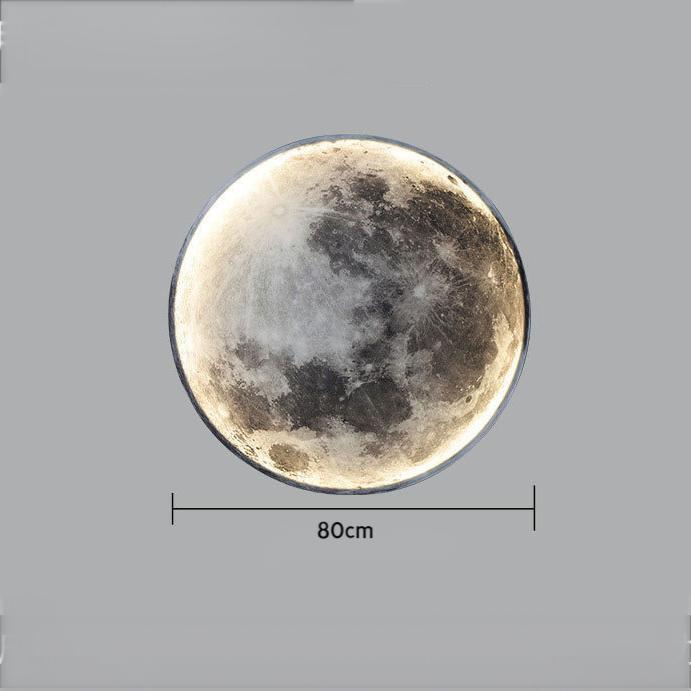 Lunar Artistic Wall Sconces Moon Painting Bedside Light - Oriento Arte