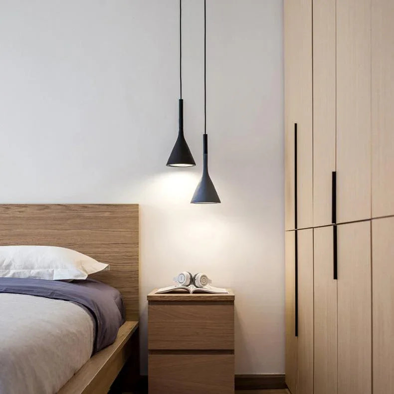Trompeta - Lampara Colgante Isla Cocina Minimal Dormitorio Luz - Foco Lumina