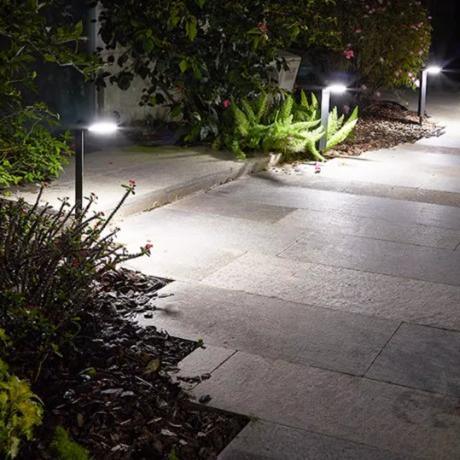Estaca - Lampara de Pie Solar Exterior Jardín Césped Luz LED