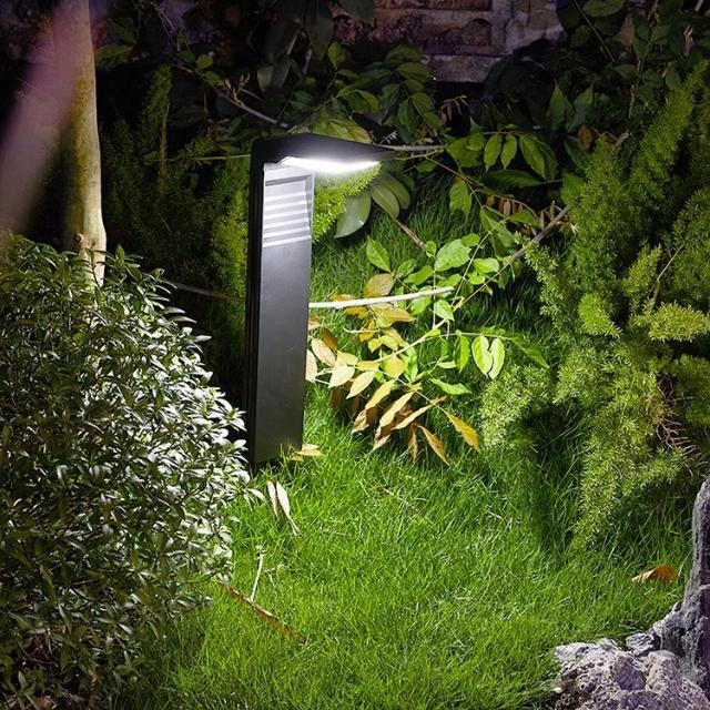 Estaca - Lampara de Pie Solar Exterior Jardín Césped Luz LED