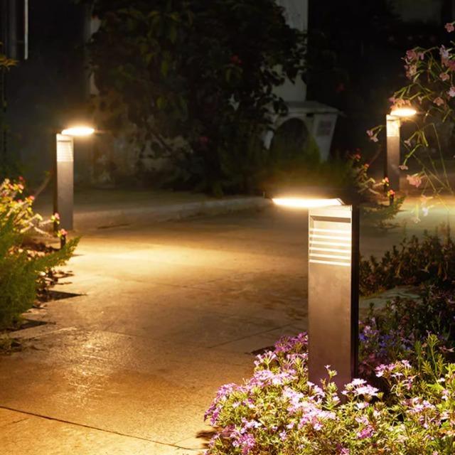 Estaca - Lampara de Pie Solar Exterior Jardín Césped Luz LED