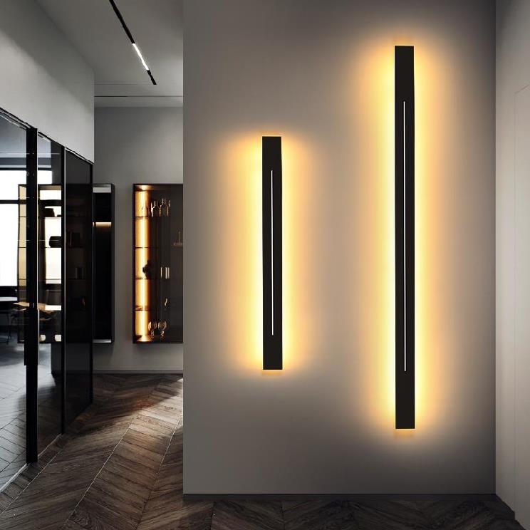 Ray Linear Sconce Lighting Minimalist Tri-color LED Lamp - Oriento Arte