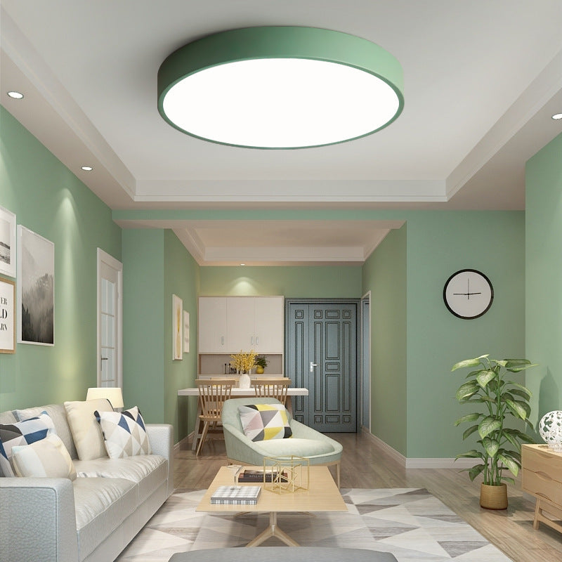 Cloud - Minimalist LED Ceiling Lamp Macaron Circular Living Room