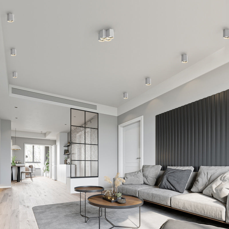 Cell Ceiling Spotlights with LED Hexagon Surface Spot - Oriento Arte