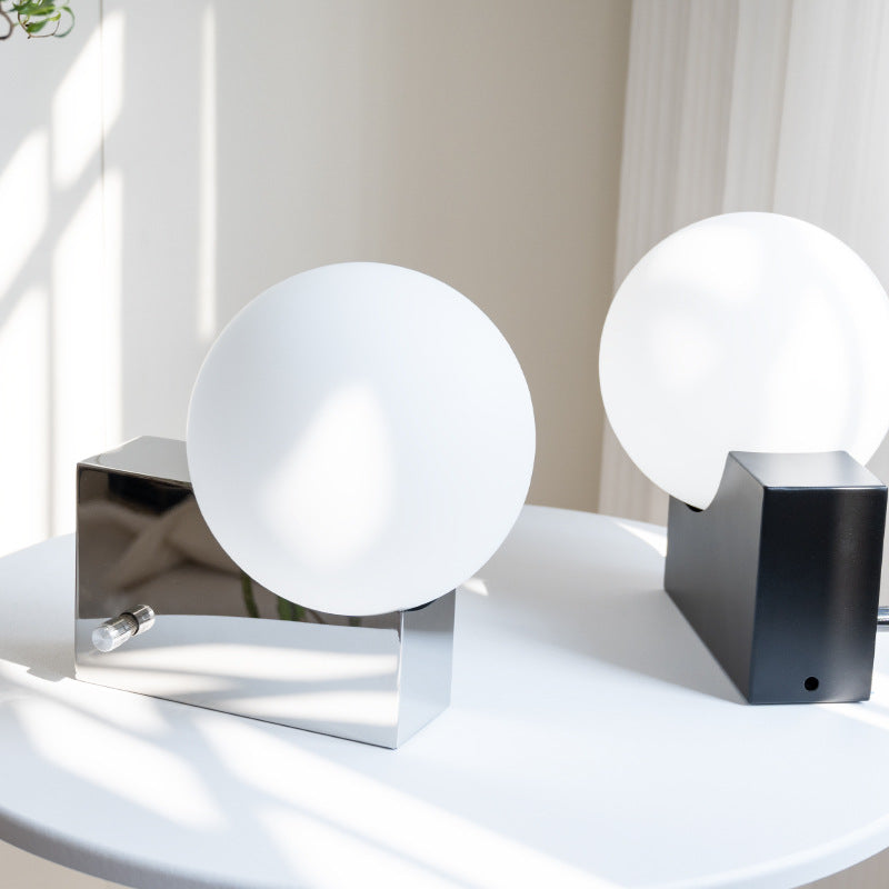 Pure Minimal Wall Sconce Glass Light Globe Hallway Light - Oriento Arte