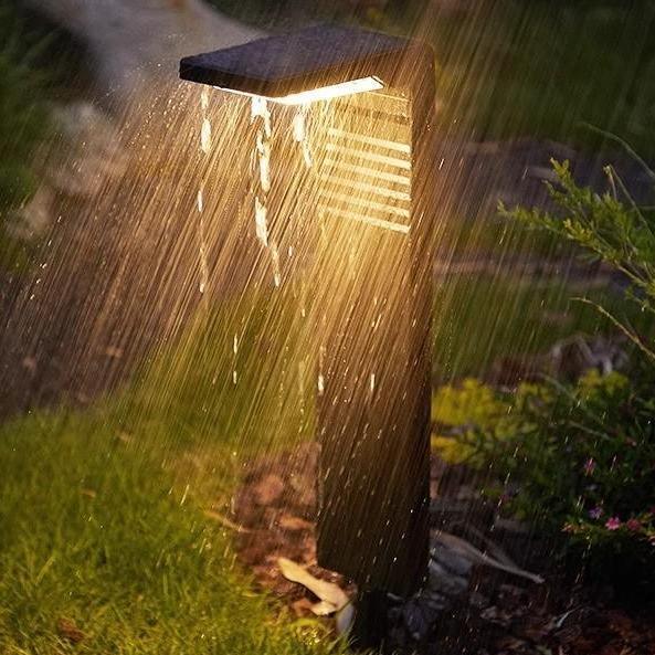 Estaca - Lampara de Pie Solar Exterior Jardín Césped Luz LED