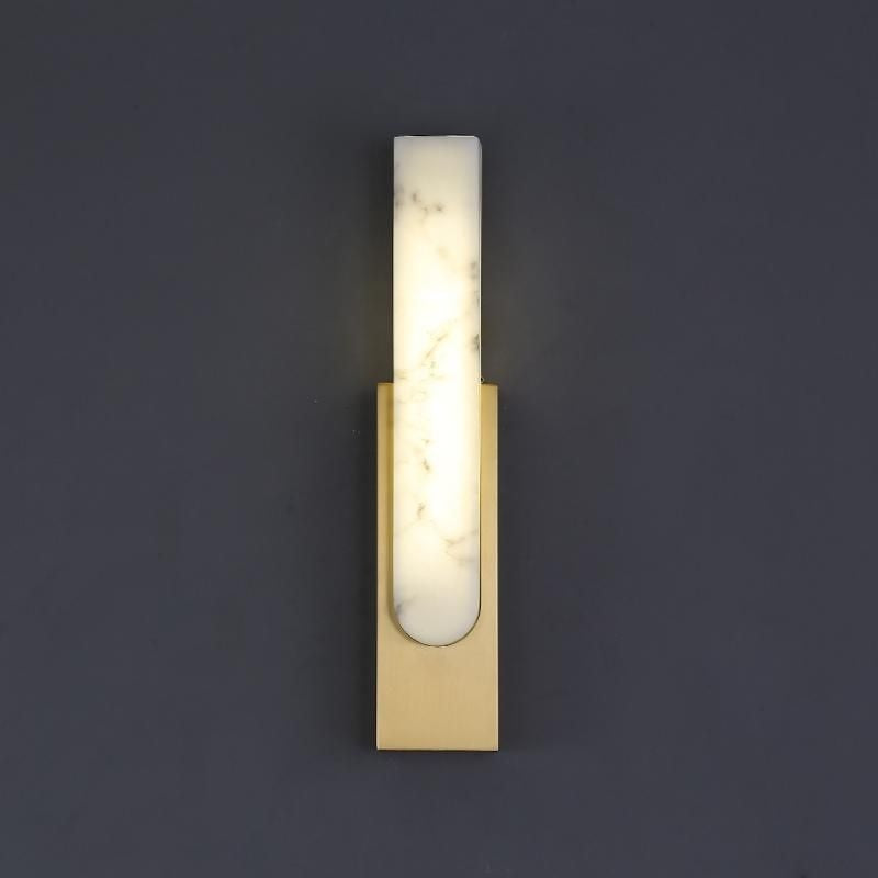 Vein Stone Wall Lighting Alabaster Hotel Sconce Light - Oriento Arte