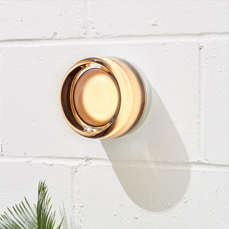 Void Modern Wall Sconces Indoor Minimal Round Concave - Oriento Arte
