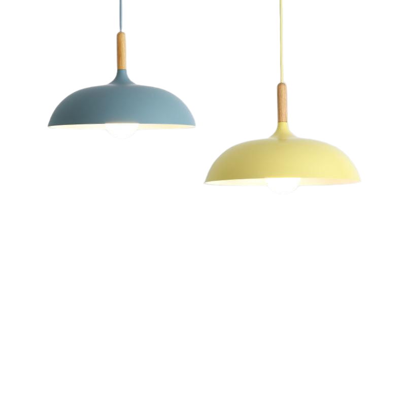 Domo - Lamparas para Islas de Cocina Nórdica Macaron Loft Luz