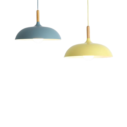 Domo - Lamparas para Islas de Cocina Nórdica Macaron Loft Luz