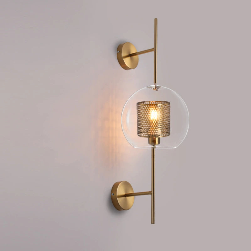 Loft - Apliques de Pared Dormitorio Cristal Lujo Retro