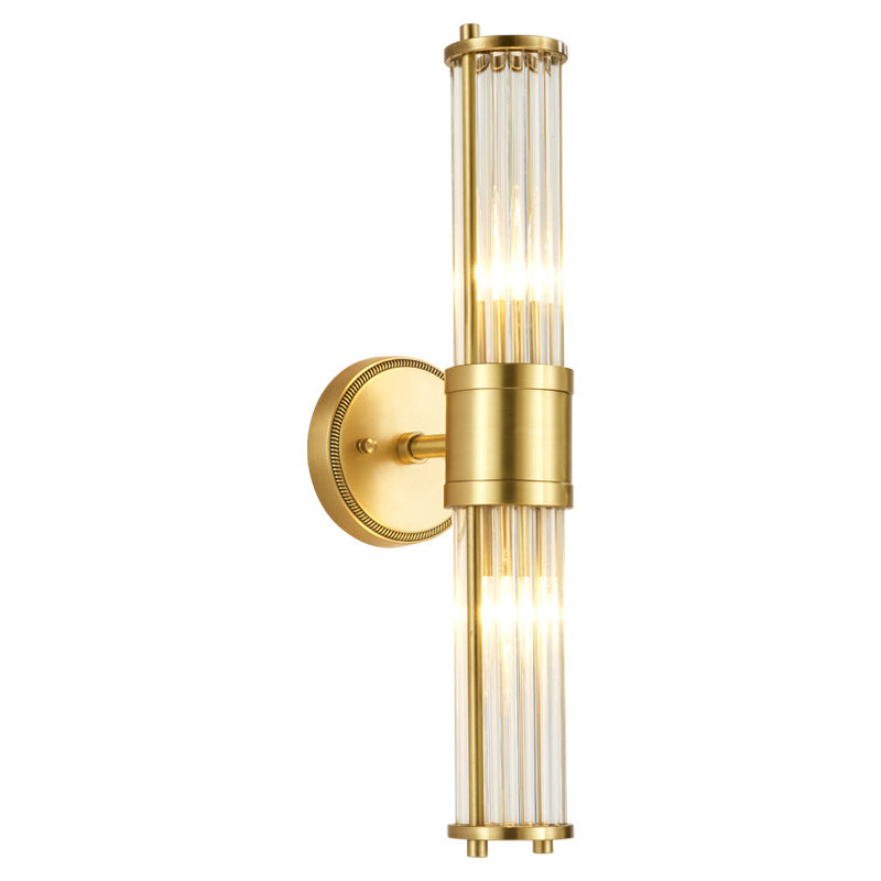 Gleam Gold Wall Mounted Bedside Lamp Light Luxury Decor - Oriento Arte