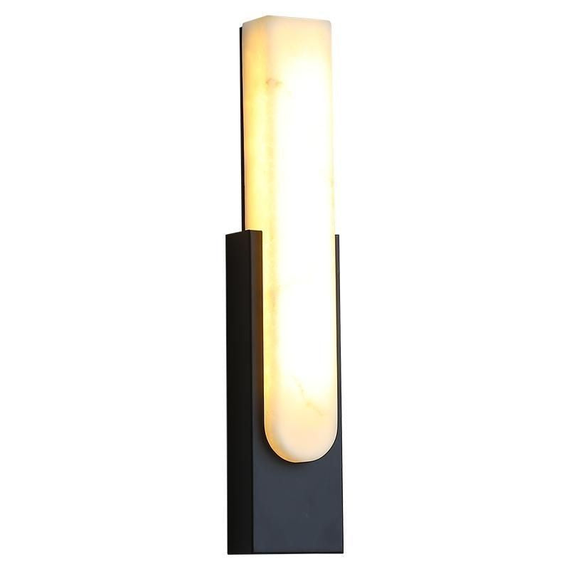 Vein Stone Wall Lighting Alabaster Hotel Sconce Light - Oriento Arte