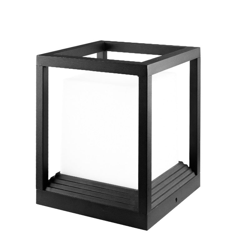 Cap Waterproof Outdoor Solar Ground Lights Pillar Top Lamp - Foco Lumina