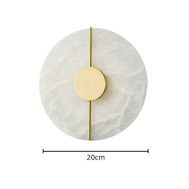 Lithos Interior Wall Lamps - Modern Nordic Stone Wall Light for Bedroom - Oriento Arte