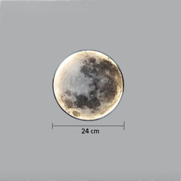 Lunar Artistic Wall Sconces Moon Painting Bedside Light - Oriento Arte