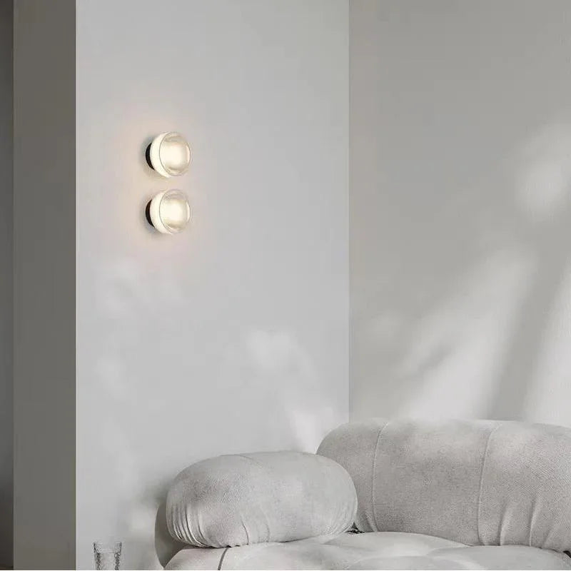 Versa Mini Wall Sconce Round LED Wall or Ceiling Mount - Oriento Arte