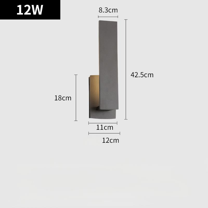 Shield Black Exterior Wall Lamps Waterproof Outdoor Fixture - Oriento Arte