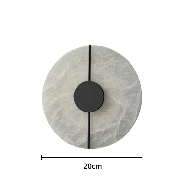 Lithos Interior Wall Lamps - Modern Nordic Stone Wall Light for Bedroom - Oriento Arte