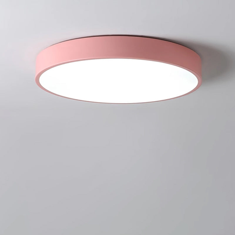 Cloud - Minimalist LED Ceiling Lamp Macaron Circular Living Room