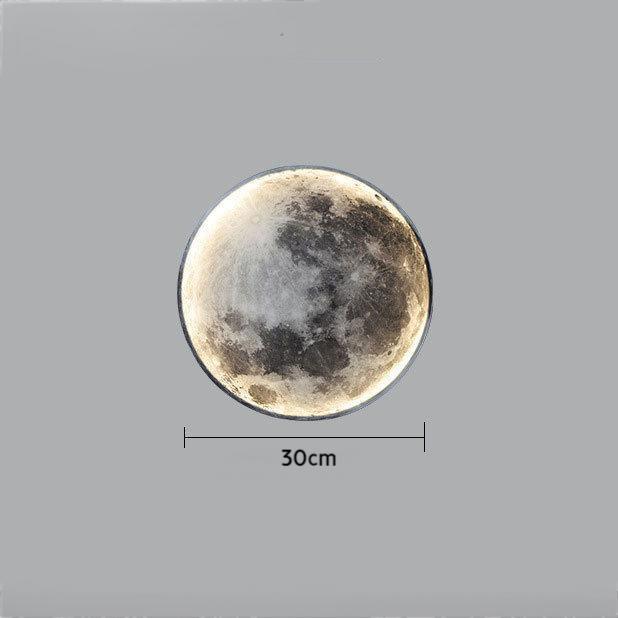 Lunar Artistic Wall Sconces Moon Painting Bedside Light - Oriento Arte