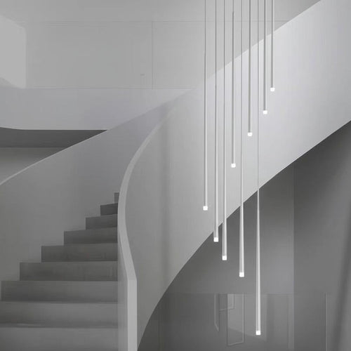 Apex LED Cone Linear Pendant Light Fixture Diffused - 3 x 60cm - Oriento Arte